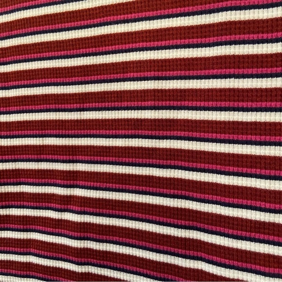 U.S. Polo Assn. women’s red‎ & white striped long-sleeved top  in size large - Picture 6 of 9